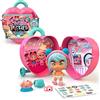 Trotties - Trolley Mini MIA, piccola valigetta con 1 bambola, vestiti e accessori, 2 scenari di sfondo e adesivi, conservare e trasportare tutte le parti, 4 modelli, +3 anni, famoso (TFT05200)