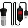 GERUI Scaldabagno USB da 10 W, riscaldamento per acquario con robusto design di sicurezza, 15-34 °C, controllo automatico della temperatura, riscaldamento per acquario, progettato per piccoli acquari per