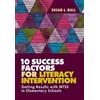 Susan L. Hall 10 Success Factors for Literacy Intervention (Tascabile)