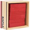 Kapla C40R blocchi di legno, 40 mattoncini, rosso
