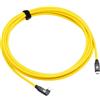 Cobra Tether Cavo Cobra Tether da 90 gradi, 5 metri, connettori USB-C, colore giallo. Colore: giallo. Taglia unica