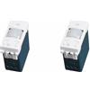 A2ZWORLD 2 Pezzi Sensore di Movimento PIR, Compatibile Con Vimar Arkè, Colore Bianco, da Incasso Per Serie Civile, 1 Modulo, Time Lux Regolabile, Angolo Rilevamento 120°