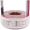 Lumonic trasformatore toroidale 200VA 2x12V per sistemi audio, industriali, alogeni e a binario - tensione di ingresso 230V - tensione secondaria 24V - modello RSO-826038