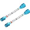 QUARKZMAN 2pz 20cm/8 Asta di Prolunga per Pistola a Spruzzo per Vernici Senza Aria in Lega di Alluminio Anti-Corrosione Asta di Prolunga per Spruzzatore di Vernice Senza Aria Blu