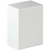 PROVISTON | Estremità sinistra e destra per barra di copertura del tubo di riscaldamento, 41 x 91 x 91 mm, plastica, bianco, accessori per battiscopa, 2 pezzi