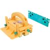MICROJIG GRR-RIPPER GR-100+GRP-11G - Pushblock 3D con gamba da 0,3 cm, accessorio per seghe da tavolo, banchi fresatori, seghe a nastro e giunti, colore: giallo