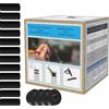 MarketConnect® Guaina Termorestringente Ø 2,4 mm, L 15mt x4 (60mt totali) - NERO - KIT RICARICA 4 PEZZI MINIBOX 2:1 STANDARD