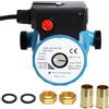 Gekufa Circolatore Riscaldamento LRS15/6-130, Pompa di Circolazione 220V, Circolatore Acqua Calda Sanitaria a Tre Velocità 46/67/93W, Circolatore Riscaldamento Centrale Max Testa 6m