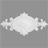 PROVISTON | Rosetta bloccata | Polistirolo | Diametro 590 x 310 mm | Bianco | Alta qualità | Stabile | Assemblaggio semplice | Rosette a soffitto | Design a parete