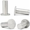 Screws City Rivetti M6 (6 mm x 12 mm) (confezione da 20) in alluminio massiccio a testa piatta DIN7338A per rivestimento frizione e assemblaggio meccanico, D02D