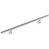 UISEBRT Corrimano in acciaio inox, 120 cm, per interni ed esterni, scale, balcone (120 cm)