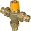 Generico Valvola miscelatrice termostatica solare con funzione antiscottatura 1 x 3/4M con valvole di non ritorno