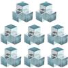 sourcing map Kit di staffe per gazebo a 3 vie, ad angolo retto, per la lavorazione del legno, fai da te, per legname da 3,3 x 3,3 cm, per esterni, patio, gazebo, capanne di tronchi (confezione da 8)
