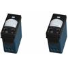 A2ZWORLD 2 Pezzi Sensore di Movimento PIR, Compatibile Con Vimar Arkè, Colore Nero, da Incasso Per Serie Civile, 1 Modulo, Time Lux Regolabile, Angolo Rilevamento 120°