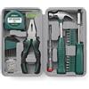 Hi-Spec Set Attrezzi, Cassetta Attrezzi Completa Compatta per Casa e Ufficio, Kit Fai da Te per Riparazioni Domestiche di Base, 25 Pezzi in Valigetta Portatile, Verde