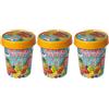 ROSSINI'S Zucchero Filato Gusto Tutti Frutti - 3 Barattoli da 40g | Dolcezza Soffice e Colorata Cotton Candy