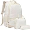 Kimwadalh Zaino da Bambina Elementare Glitterato Zainetti Scuola per Ragazze Bambini 3 in 1 Set di Zaino Elementares Zainetto Ragazza Zaino Scolastico Bambina