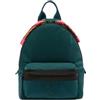 Pinko Zaino in Nylon Riciclato, Verde, 24,5 x 33 x 10 cm, Spallacci Regolabili