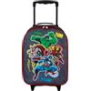 Undercover Valigia da viaggio per bambini, personalizzabile con nome, trolley per ragazze e ragazzi, bagaglio a mano, Avengers, nero, Einheitsgröße, Bagaglio per bambini