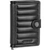 Secrid Portafoglio Premium Miniwallet Emboss Lines, Nero , Taglia unica