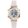 GOLDEN HOUR Orologi digitali da donna impermeabili con cinturino in silicone, cronografo da 32 mm