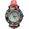 Vinciprova Le Gemme di Venezia Orologio Donna Rosa watch in Vetro di Murano e antica lavorazione Murrina Millefiori Ring