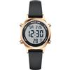 GOLDEN HOUR Orologi digitali da donna impermeabili con cinturino in silicone, cronografo da 32 mm