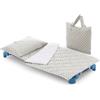 italbaby Set asilo trapuntato per brandina pois tortora - italbaby
