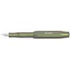 Kaweco Lunar Sport - Penna stilografica Shadow Green | Penna a serbatoio Premium con pennino in acciaio per cartucce d'inchiostro 13 cm | Pennino: M (medio)