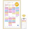 Dragon Touch Calendario digitale da 21 pollici, calendario elettronico da parete con touch screen interattivo, regalo intelligente per famiglia/casa per promemoria programmi, premi delle attività