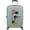 American Tourister Wavebreaker Disney - Minnie Mouse Valigia Rigida Media (67 cm), Valigia da Viaggio, Lucchetto TSA, 4 Ruote, 64 L, 3.6 kg - Minnie Pastel Dots