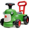 FALK - Portatore Vintage Trattore Fendt con barra ergonomica di aiuto alla camminata - Da 12 mesi - 90% di plastica riciclata - Made in France - 952