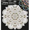 Aladine - Kit Mandala 30 cm in Dot Painting - Cofanetto Mandala con stencil Mandala e supporto in legno - 85505