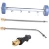 CasaNexa Kit Pulitore Sottoscocca per Idropulitrici, 16 (40cm), 4 Ugelli, Compatibile con Karcher, Bosch, Ryobi, Lavor