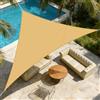LOVE STORY Vela Ombreggiante Impermeabile 2.5x2.5x3.5m Triangolare, Tenda a Vela Oxford, Protección Rayos UV per Esterno, Giardino, Terrazza, Sabbia