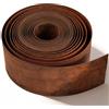 Niuny Cortenstahl - Bordo per aiuole in metallo da 5 m, altezza 15,5 cm, per piante rotonde, per aiuole con bordi in ruggine, per decorazione da giardino