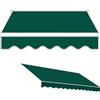 XOBRJQZ Telo di Ricambio per Tende da Sole da Giardino 3.0x2.50m, Tessuto per Tende de Sole 6.0x4.0m Protezione Solare per Giardino Balcone Terrazza