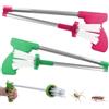 GOMETY 2 trappole per ragni extra lunghe, 83 cm, pieghevole, per ragni con manico lungo, per catturare e rimuovere in modo sicuro