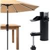 Cisolen Supporto per ombrellone da balcone, morsetto per ombrellone da balcone, supporto per ombrellone da giardino, eventi all'aperto, campeggio
