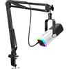 Kit microfono da gioco FIFINE XLR/USB con Jack per cuffie/supporto muto/RGB /Arm