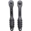 Lagomloot Strumento compatto 2 in 1 con chiave mandrino da 3/8, chiave a bussola da 12,5 mm e cricchetto per la manipolazione delle punte da trapano (B)