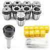 RainWeel M12 MK3 ER32 - Set di pinze per fresa, 9 pezzi, 2-20 mm