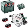 metabo Sega circolare portatile senza fili 165 mm + batteria 18V 601866660 verde/nero