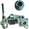 ITrvcaY Pompa olio 488 e vite senza fine adatta for motosega 400 488 488P 490 575 577 695 Sostituzione pompa oliatore for motosega(Oil pump and worm)