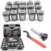 RainWeel Set di 17 pinze di serraggio MT3 ER32 M12 mandrino 1-20 mm