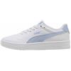 Puma Sneaker Court Lally Donna, Puma Bianca Blu Montagna Neve, 39 EU