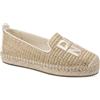 DKNY Maciella - Flat Espadrille 5 mm Sneaker, Neutro, 41 EU