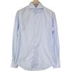 Suitsupply Camicia Uomo 37/14 1/2 Extra Slim Fit Blu Cotone Puro Striato