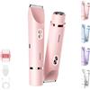 Appdo Bellora Beauty Milano Rasoio Donna 2in1 Ipx7 Ricaricabile Lame Ceramica Bagnato Asciutto (Rosa)