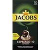 Jacobs - Capsule Caffè Espresso Intenso - Compatibili con Macchine Nespresso® - 100 Capsule in Alluminio - Intensità 10